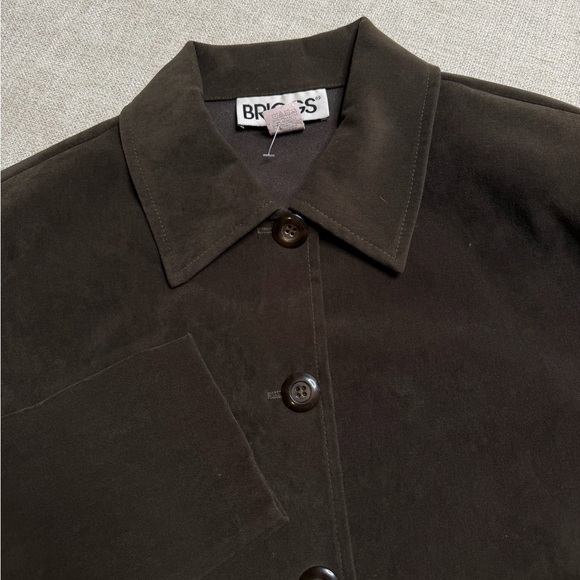 LOT Briggs Brown and Olive Button-Up Jackets - Picture 3 of 5